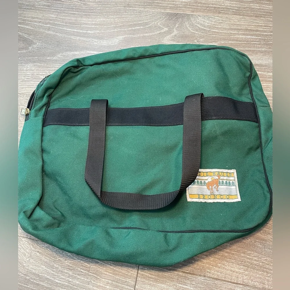 Vintage Eddie Bauer Bag Computer Bag Green